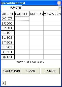 spreadsheet